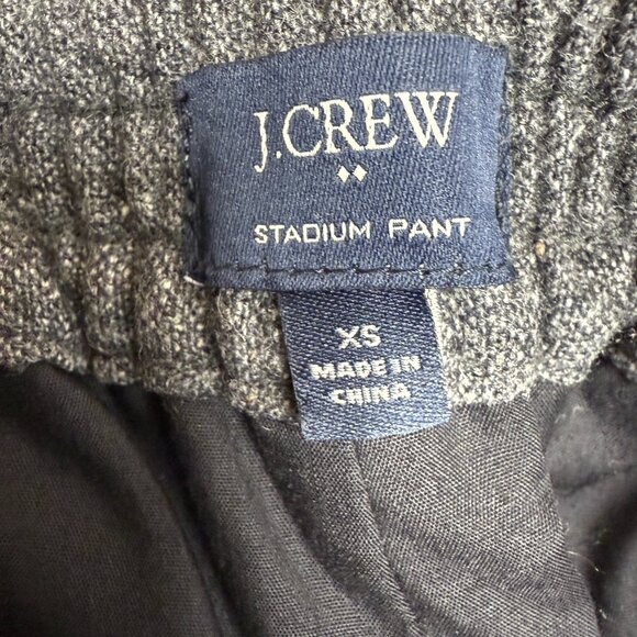 J. CREW Men's EUC Wool Stadium Jogger Pant Gray | Size XS - Picture 7 of 9